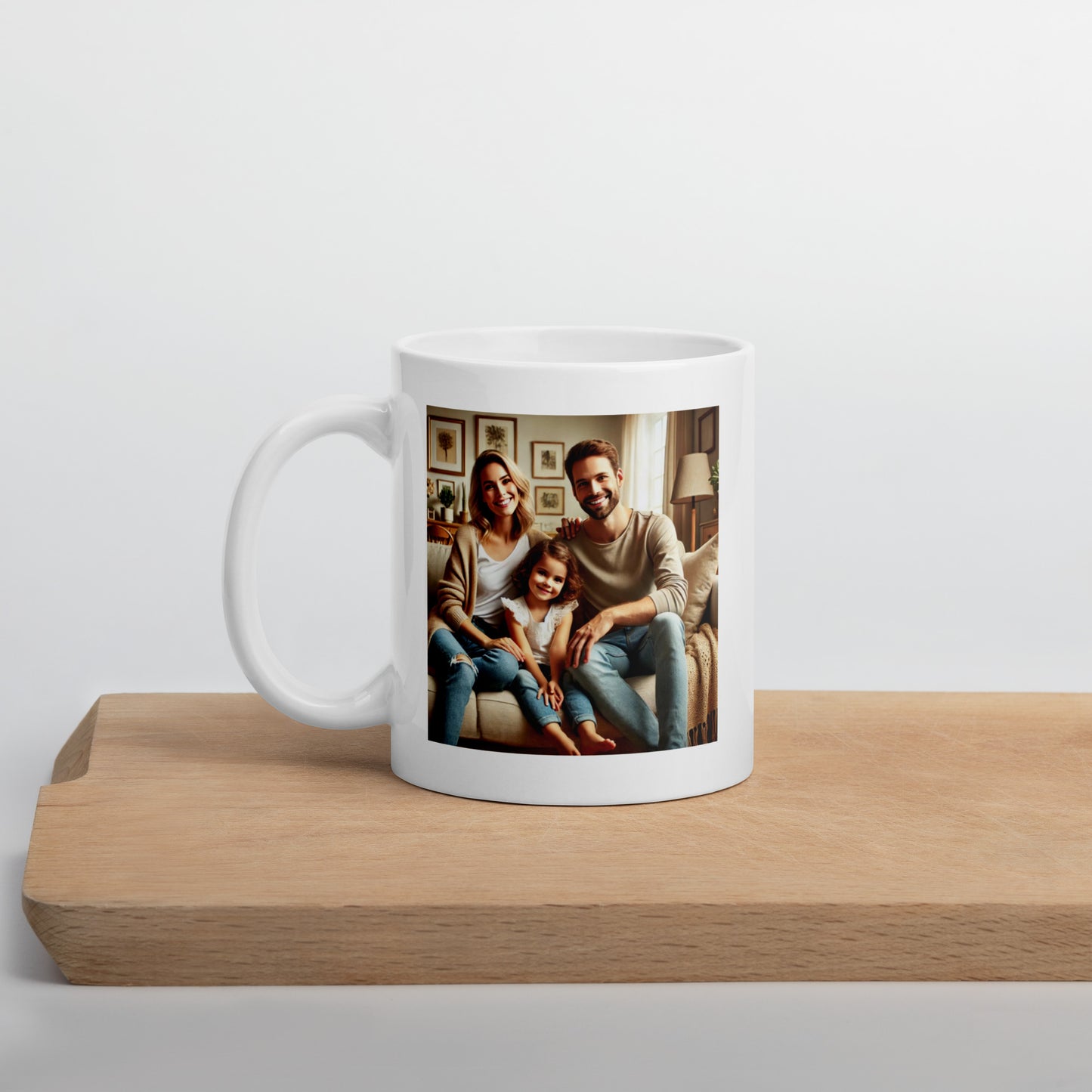 White glossy Custom Mug