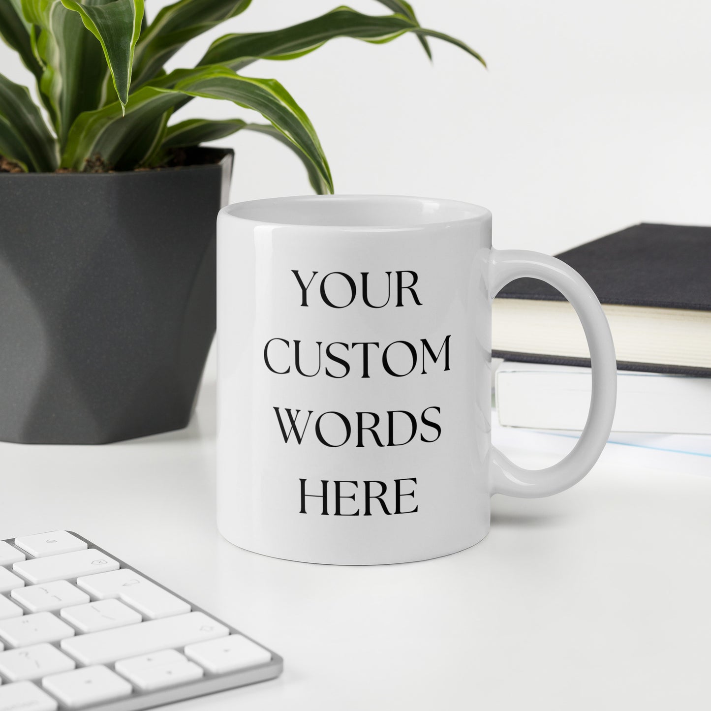 White glossy Custom Mug