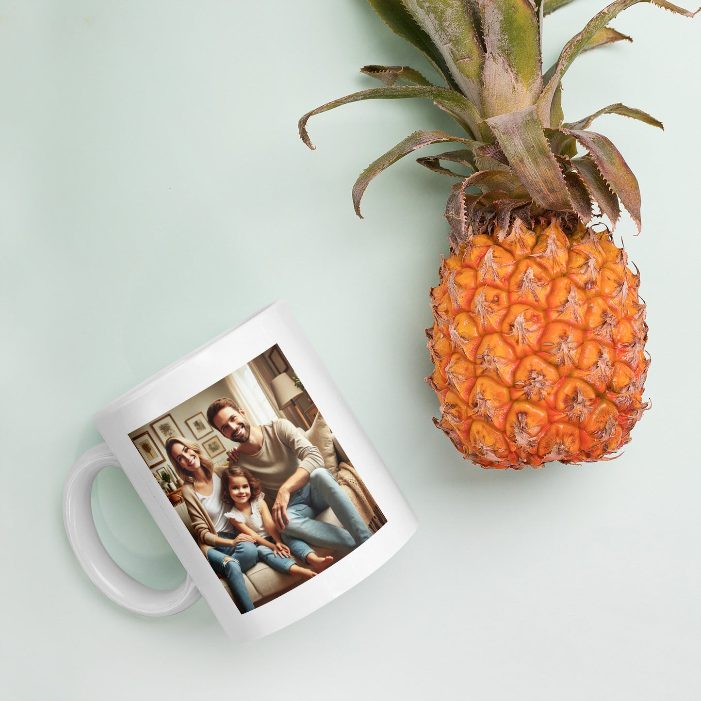 White glossy Custom Mug